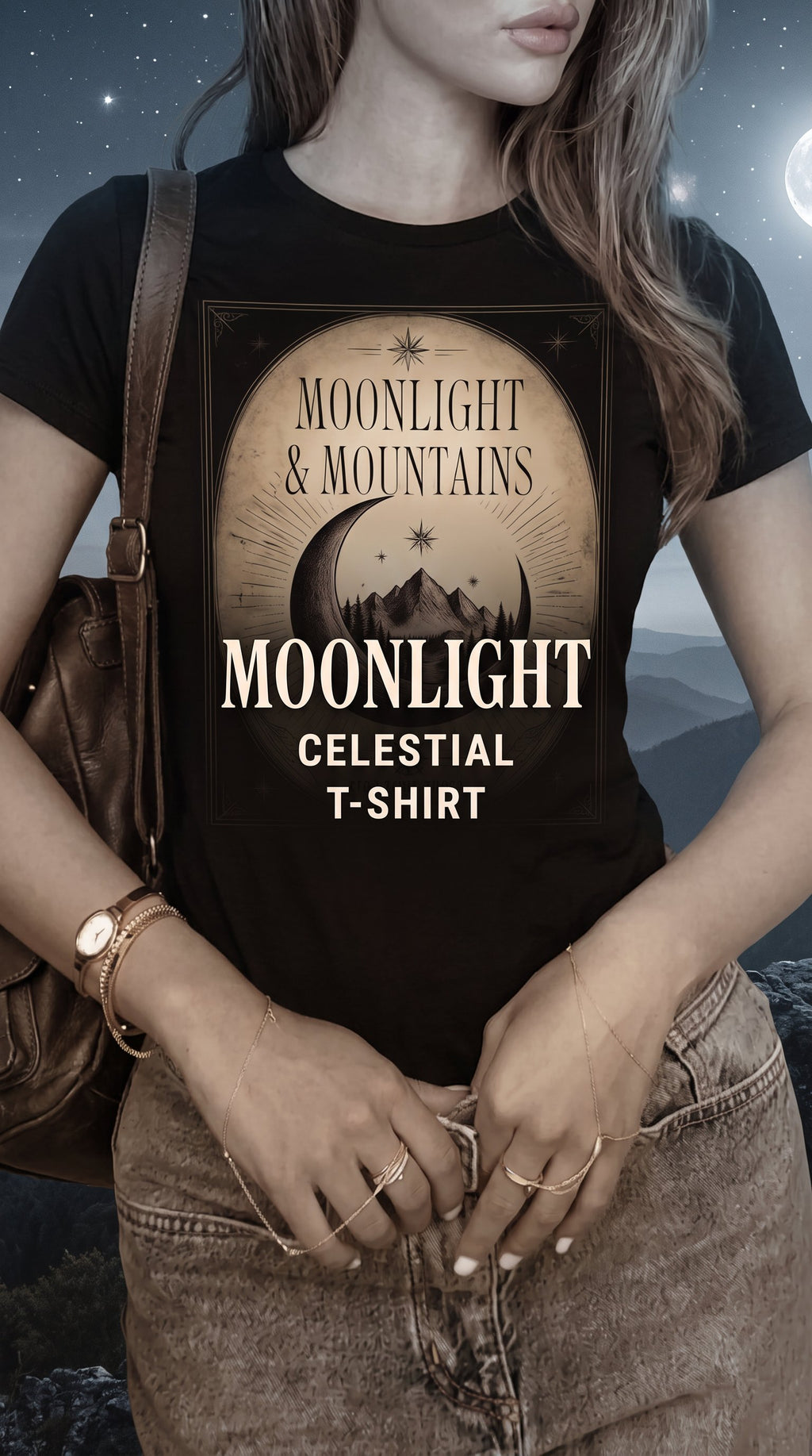 Moonlight and Mountains Tee