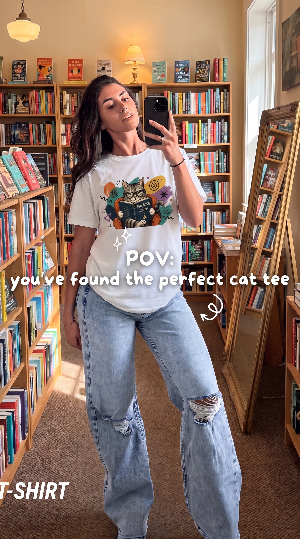Cat Reading
