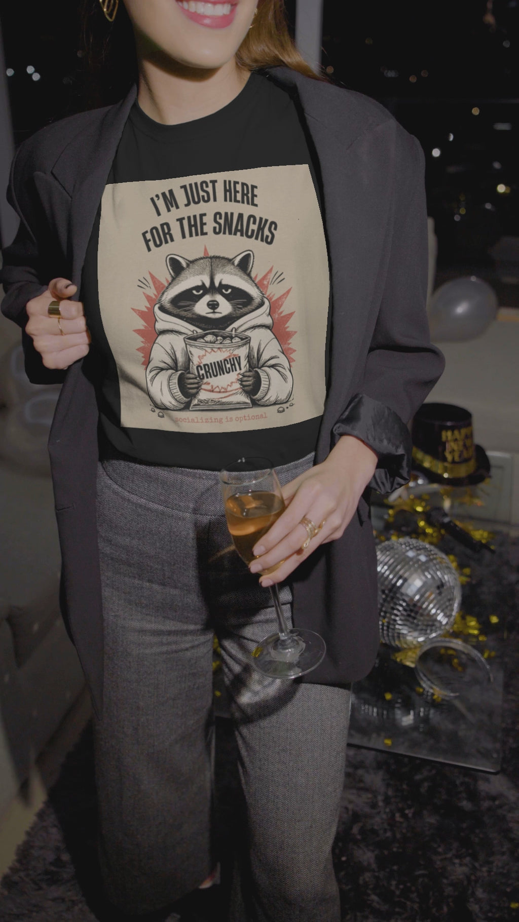 Just Here for the Snacks Tee